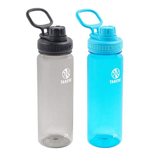 tritan-water-bottle-bundle-with-spout-lid-2-pack-x9 51688-Tritan-Spout-24-2pk-StormyBlack-BreezyBlue-angle_47de1ebc-7e67-4a88-abe1-6dfbee34e6a6.png