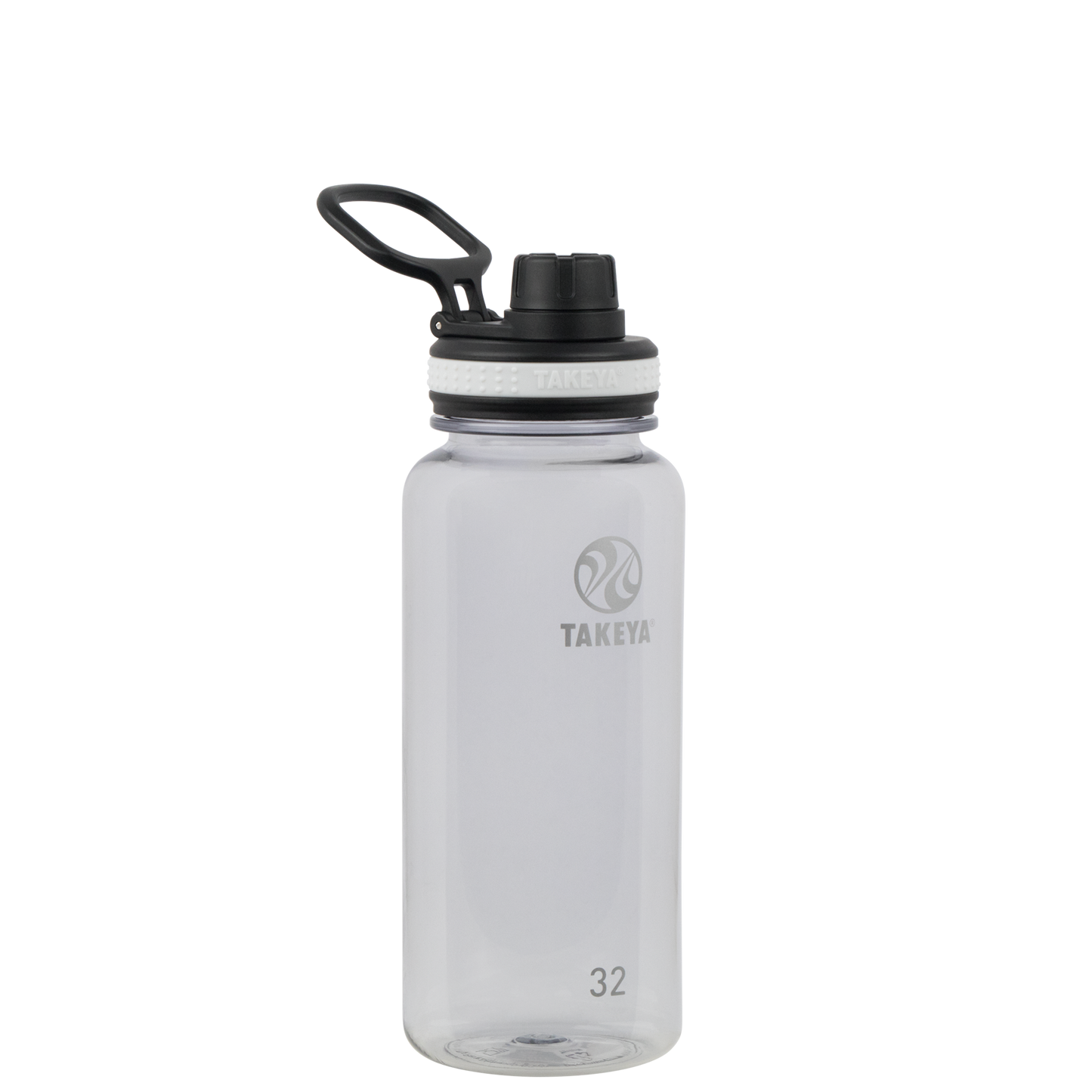 tritan-water-bottle-with-spout-lid-w2 50274-Tritan-Spout_Lid-32-Clear-angle.png