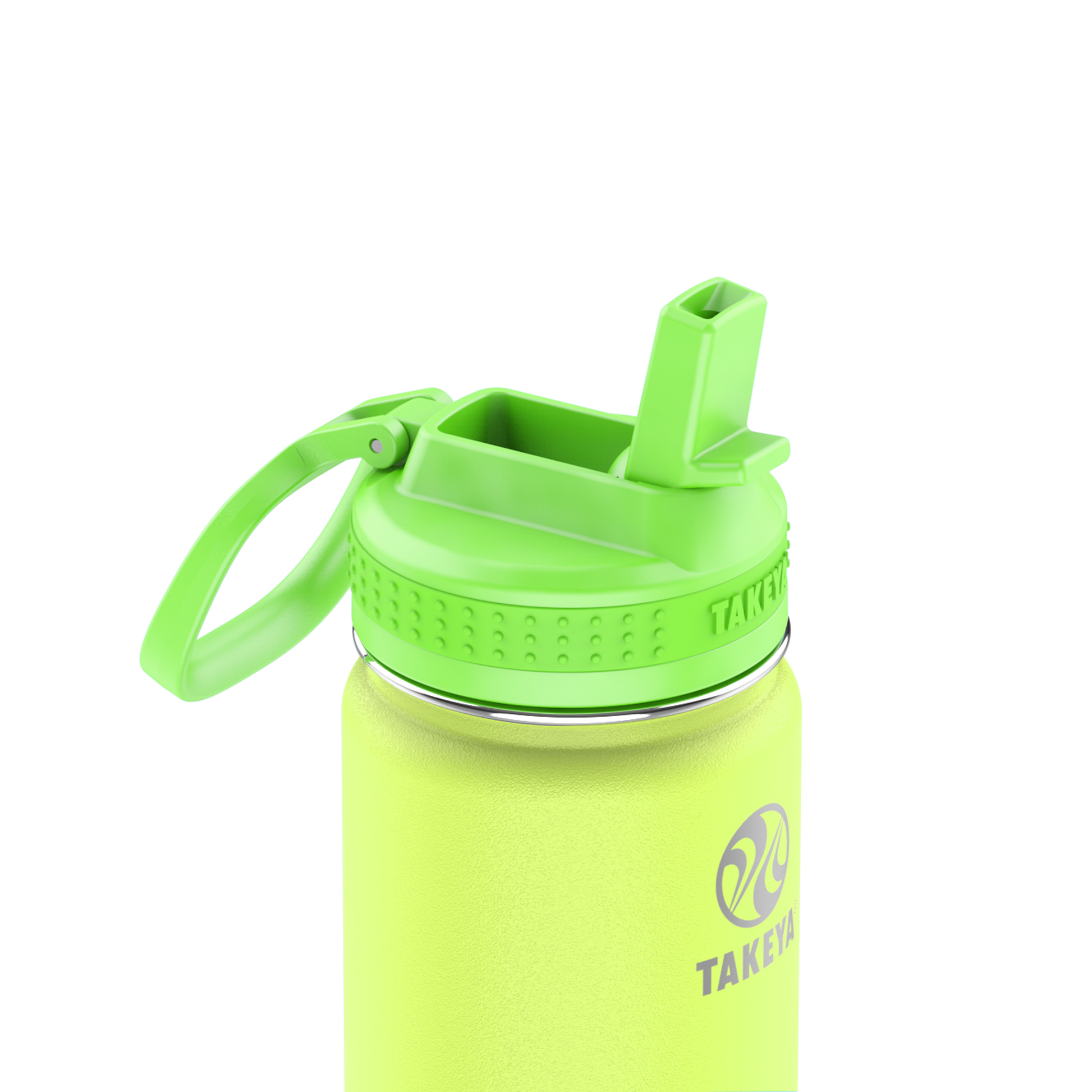 actives-kids-glow-in-the-dark-water-bottle-with-straw-lid-g8 51075-Actives-Kids-Straw-18-GID-LightningGreen-closeup.png