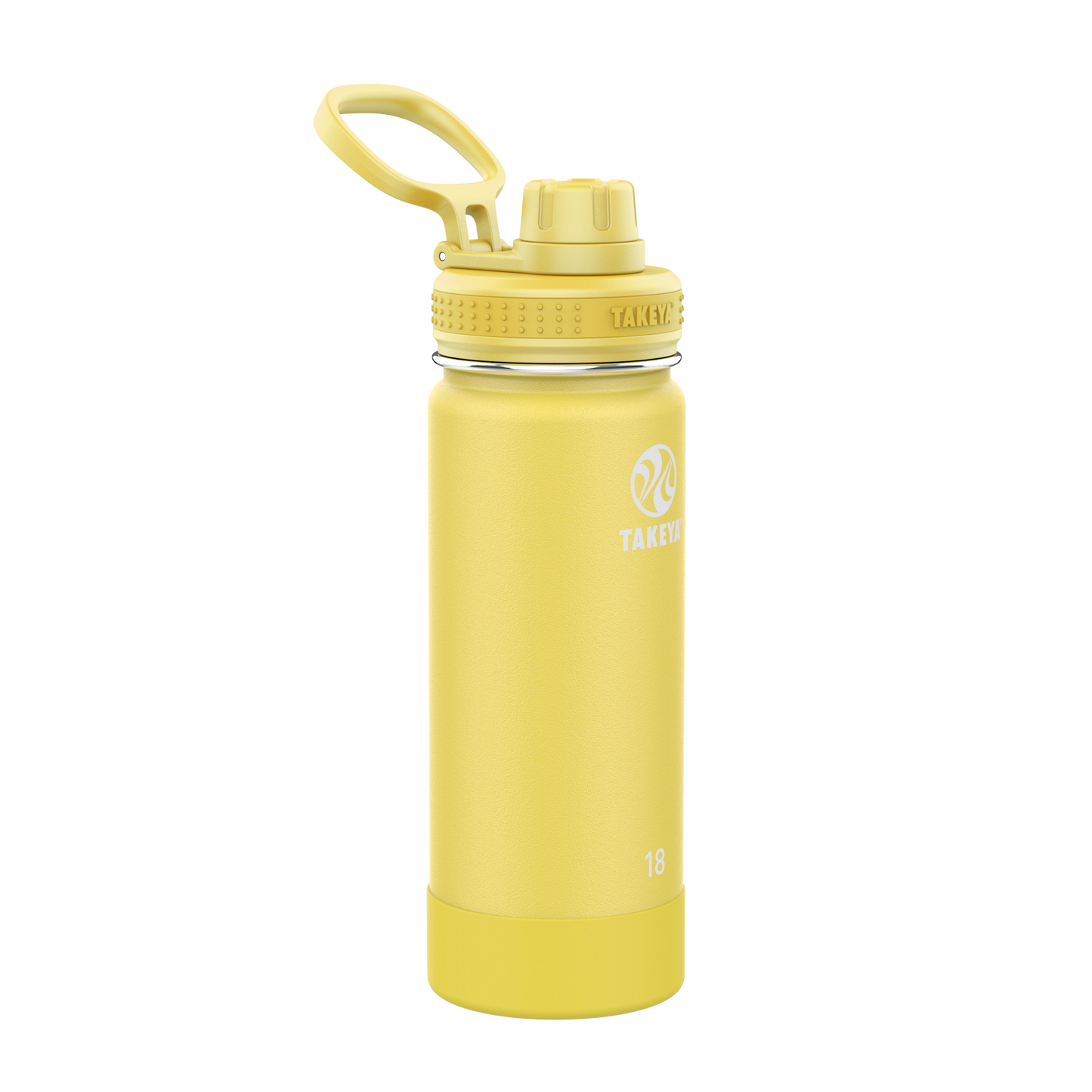actives-water-bottle-with-spout-lid-h8 51159-Actives-Spout-18-Canary-angle.png