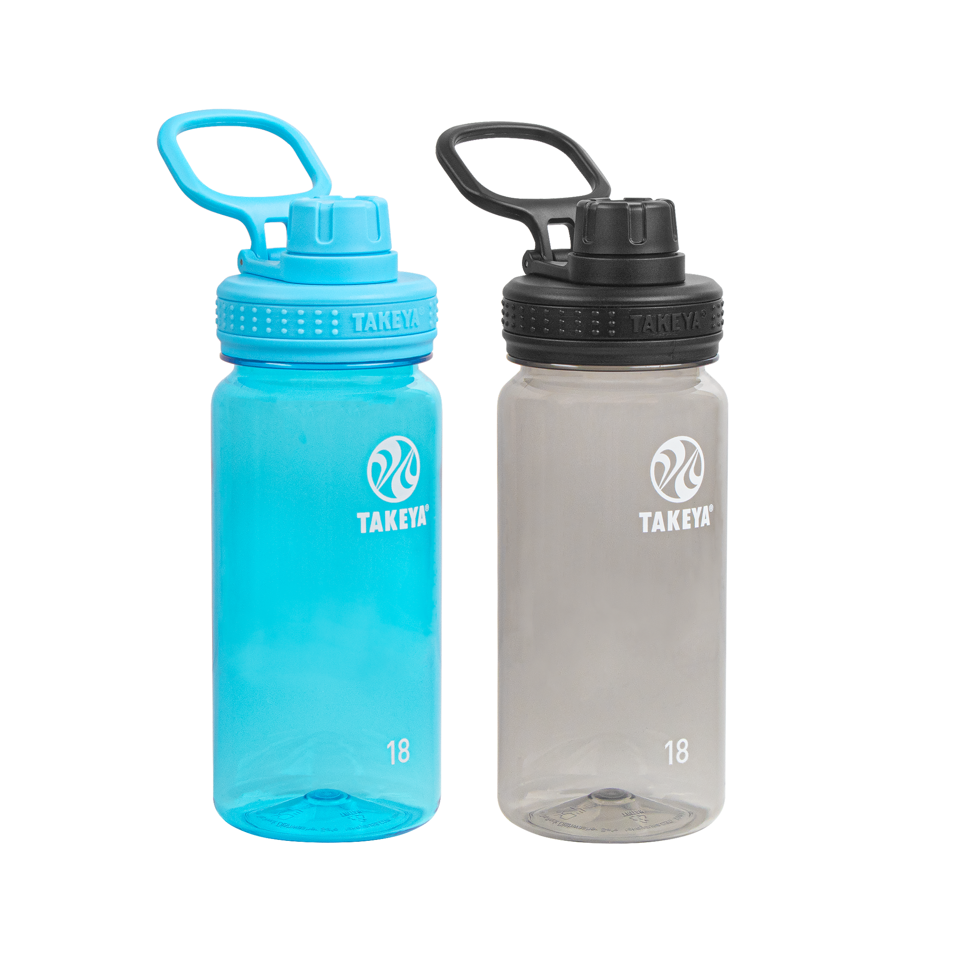 tritan-water-bottle-bundle-with-spout-lid-2-pack-i7 51476-Tritan-Spout-18-2pk-BreezyBlue-StormyBlack-Front_1.png