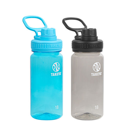 tritan-water-bottle-bundle-with-spout-lid-2-pack-i7 51476-Tritan-Spout-18-2pk-BreezyBlue-StormyBlack-Front_1.png