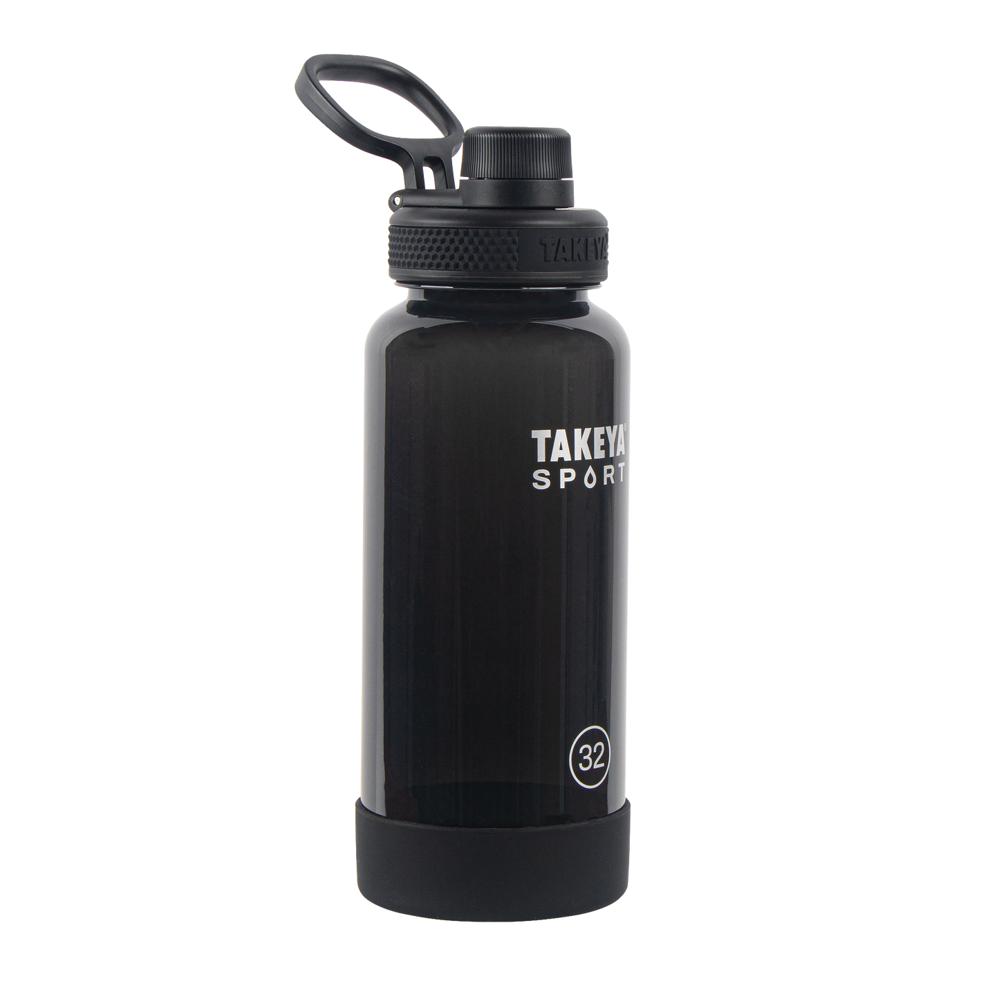 tritan-sport-water-bottle-with-spout-lid-d4 51829-TKS-Tritan-Spout-32-GrandSlamBlack-frontangle.png